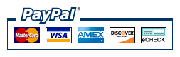 PayPal Logo Visa MasterCard Amex Discover